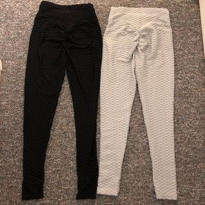 Scrunch butt leggings from Amazon.